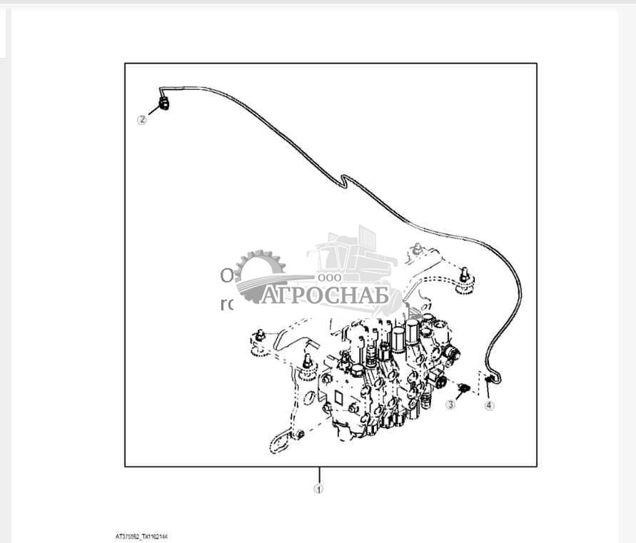 Жгут проводов селективного потока 